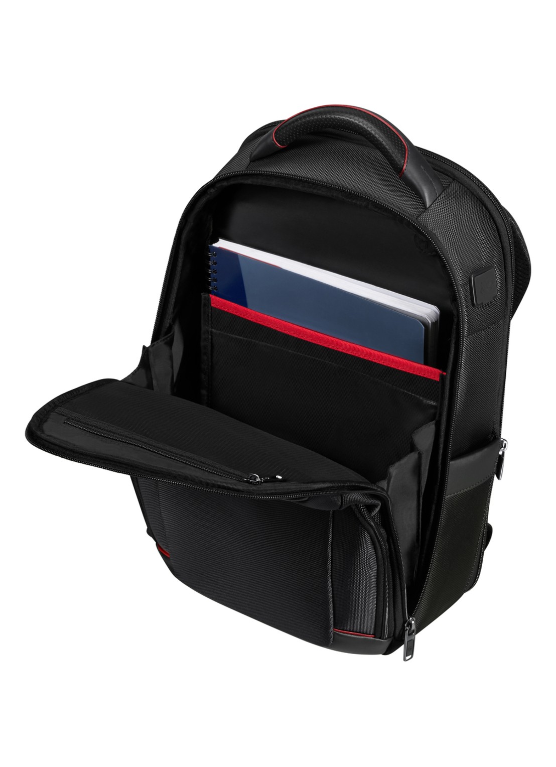Samsonite Pro-DLX 6 laptoprugzak 14 inch  - achterkant zwart