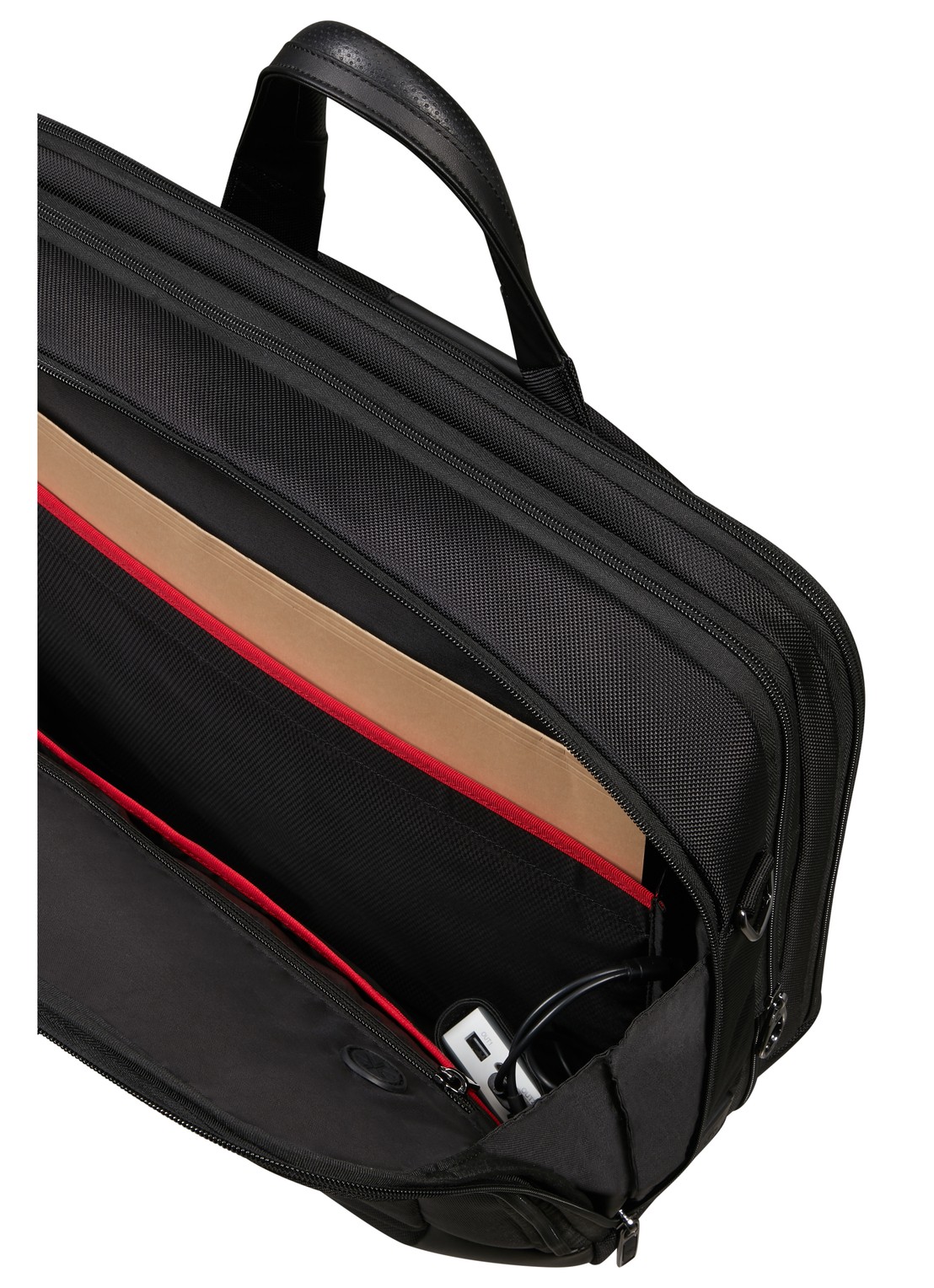Samsonite Pro-DLX 6 laptoptas 17,3 inch  - achterkant zwart