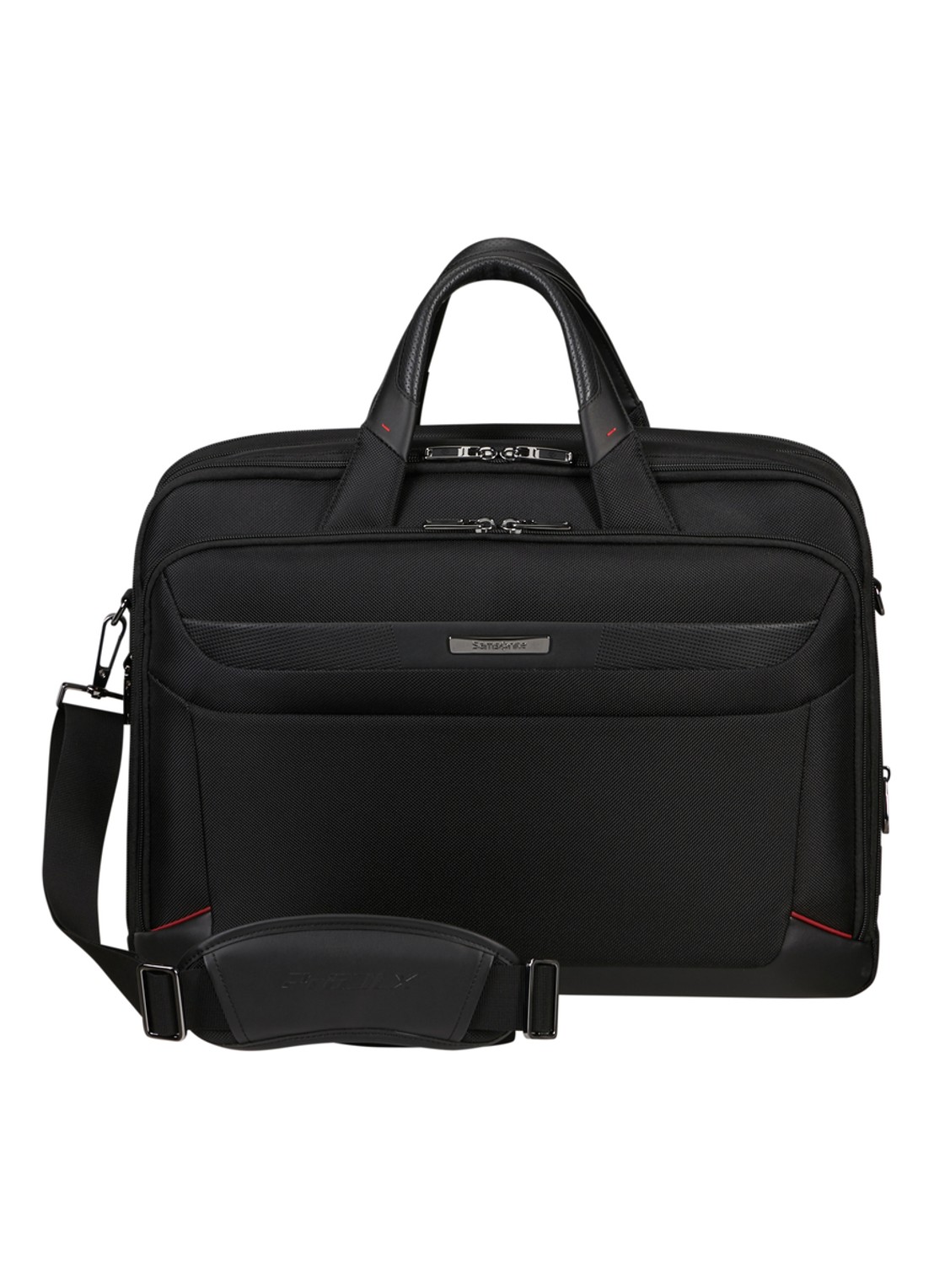 Samsonite Pro-DLX 6 laptoptas 17,3 inch  - voorkant 2 zwart