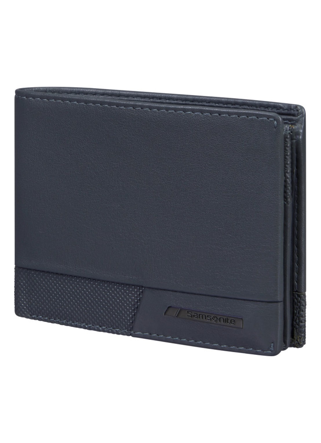 Samsonite Pro-DLX 6 portemonnee van leer - detail 4 donkerblauw