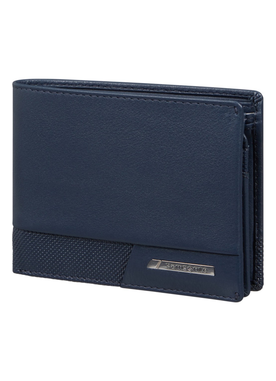 Samsonite Pro-DLX 6 portemonnee van leer - voorkant 2 donkerblauw