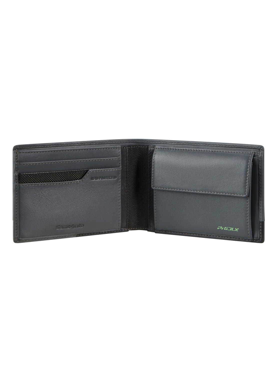 Samsonite Pro-DLX 6 portemonnee van leer - detail zwart