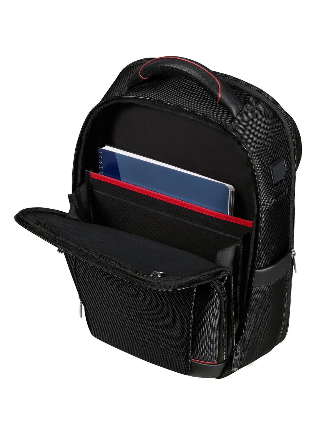 Samsonite Pro-DLX 6 rugzak met 15,6 inch laptopvak - achterkant 4 zwart
