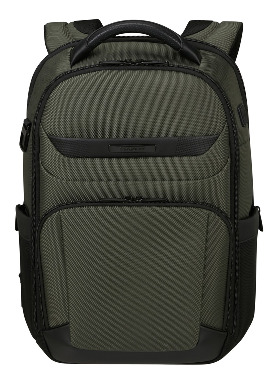 Samsonite Pro-DLX 6 rugzak met 15,6 inch laptopvak - voorkant 2 bronsgroen