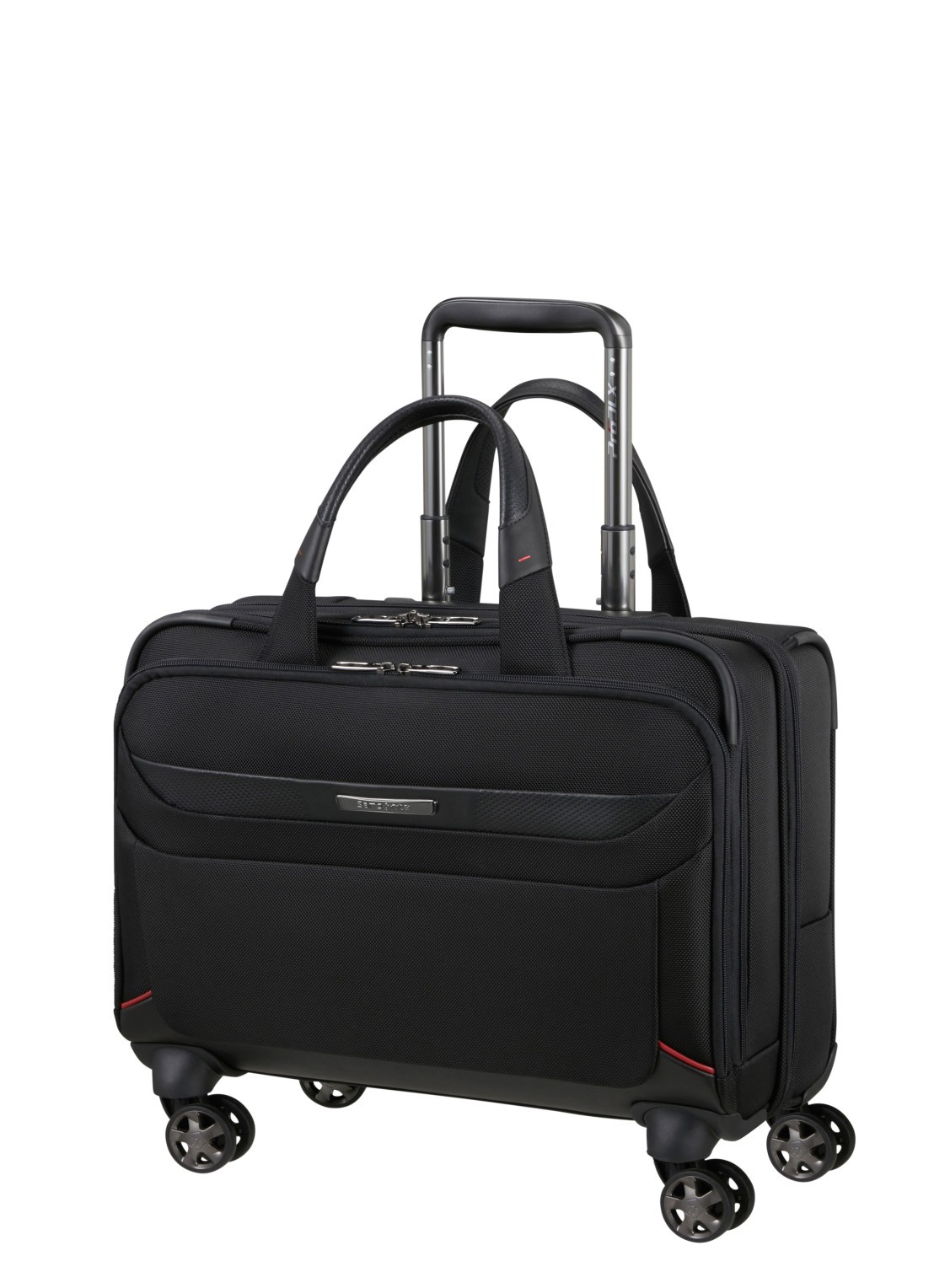 Samsonite Pro-DLX 6 spinner businesstas met 15,6 inch laptopvak - voorkant 3 zwart