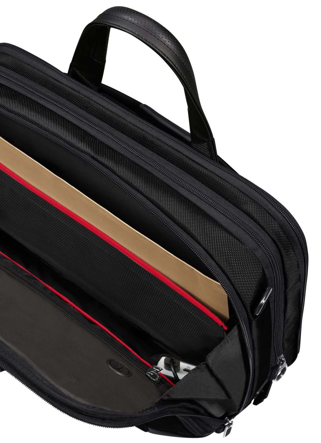 Samsonite Pro-DLX 6 vergrootbare businesstas met 15,6 inch laptopvak - detail 4 zwart