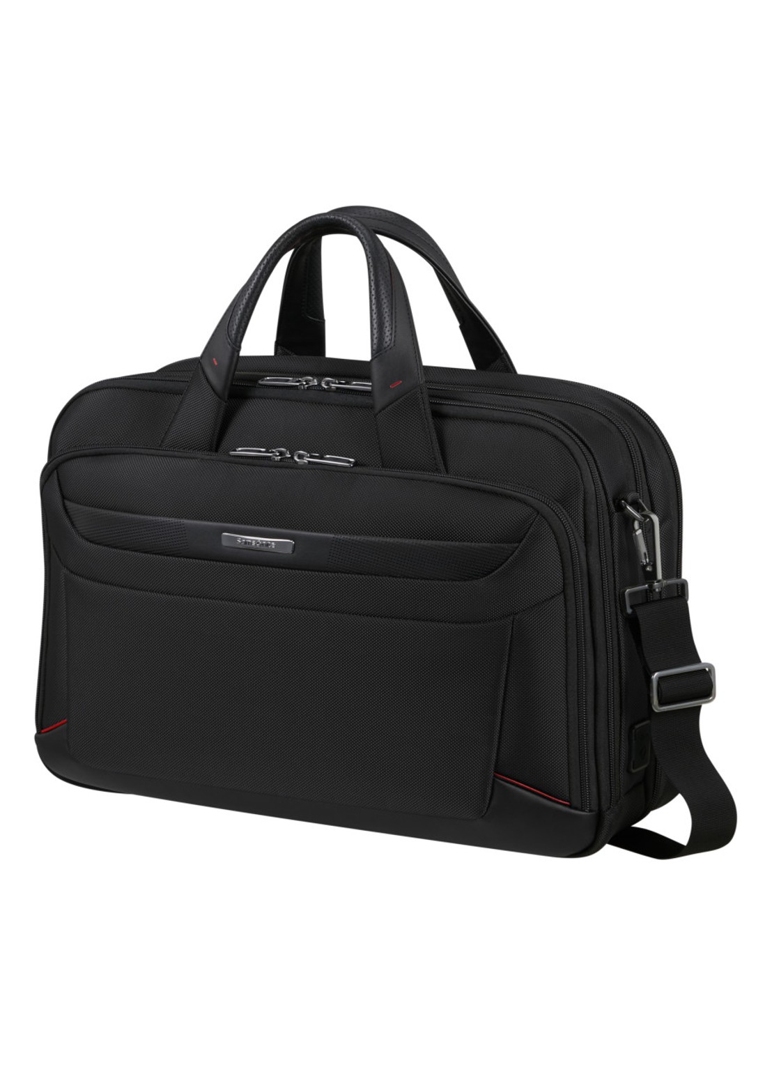 Samsonite Pro-DLX 6 vergrootbare businesstas met 15,6 inch laptopvak - voorkant 2 zwart