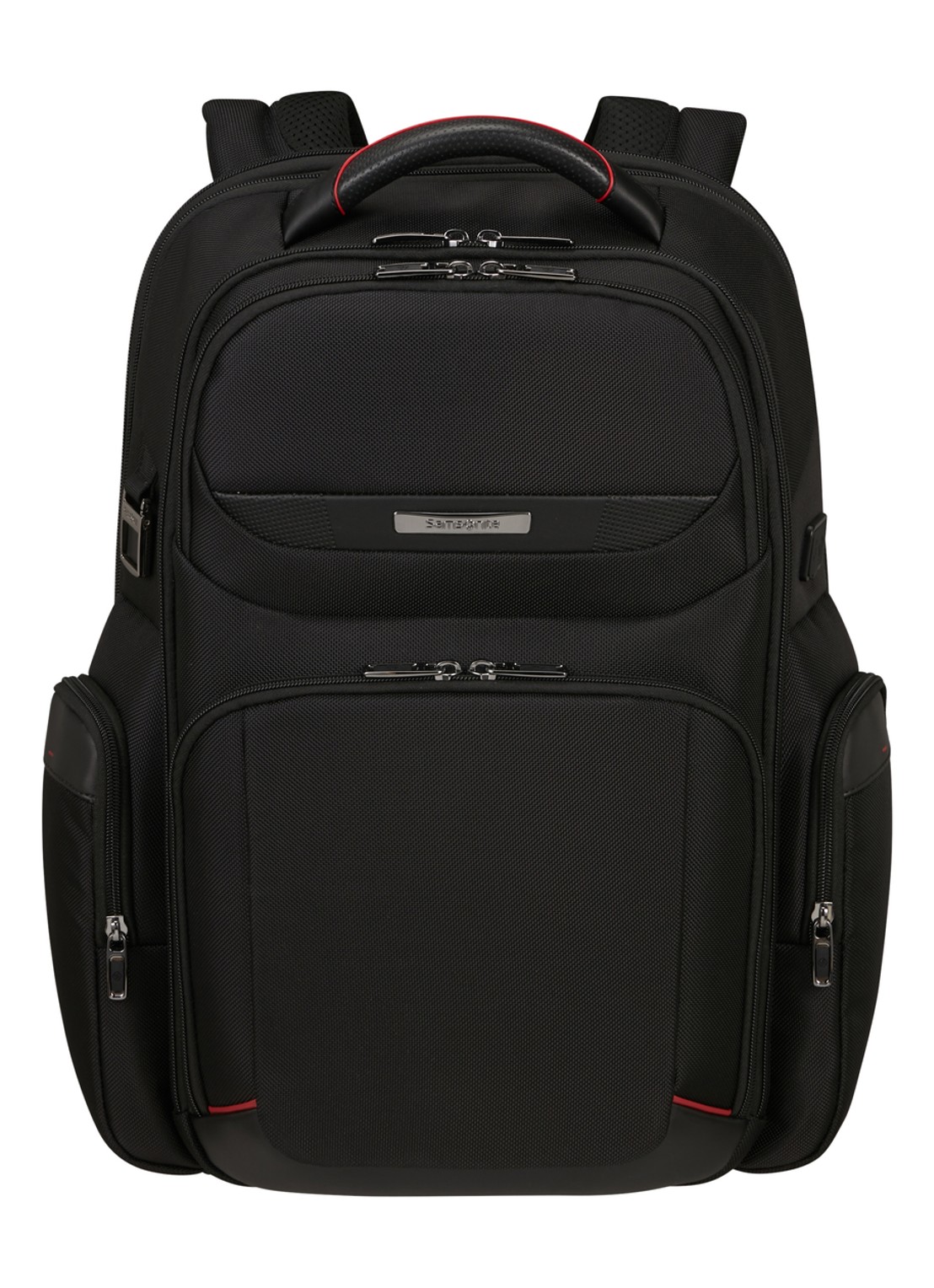 Samsonite Pro-DLX 6 vergrootbare rugzak met 17,3 inch laptopvak - voorkant 3 zwart
