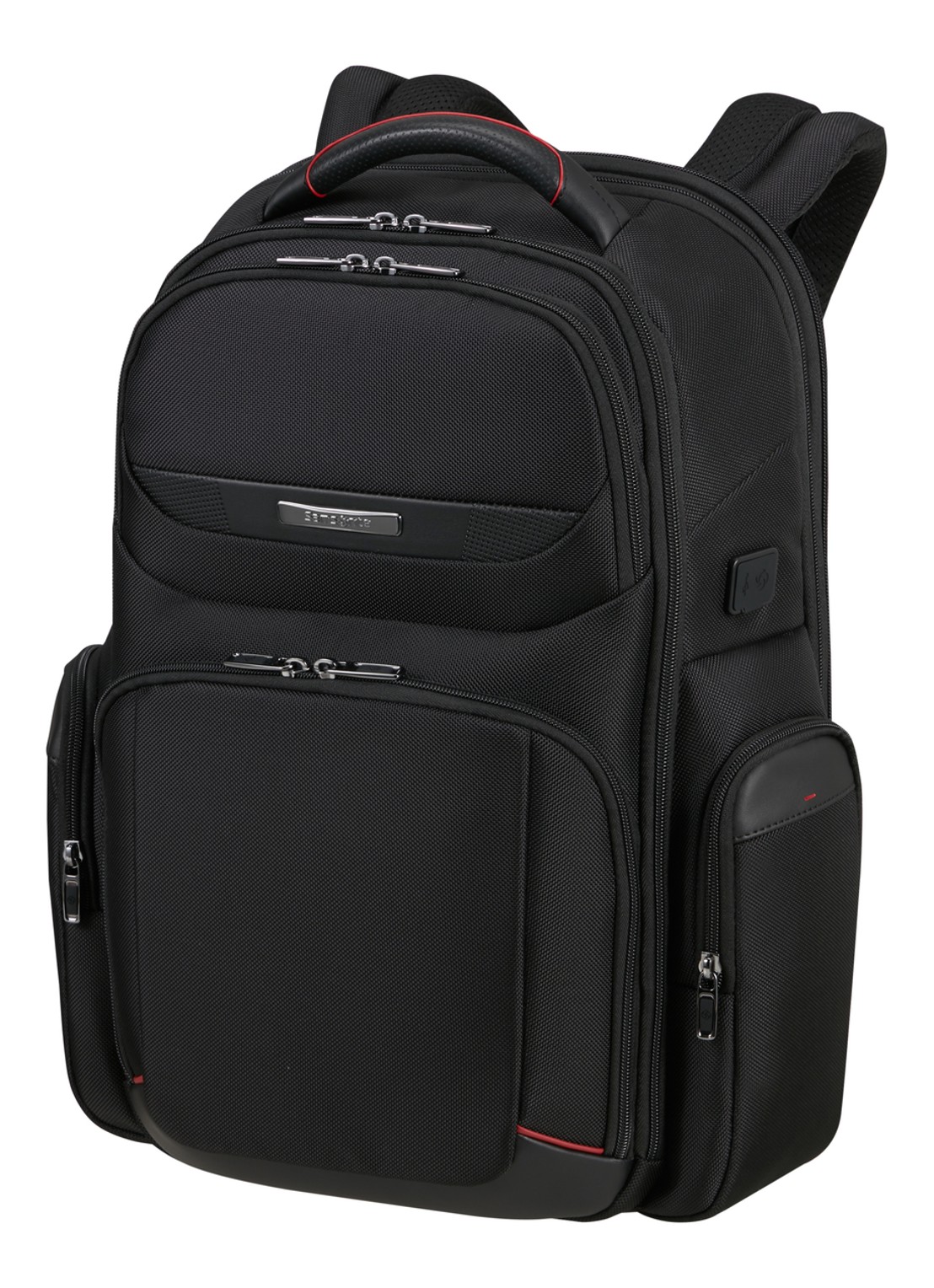 Samsonite Pro-DLX 6 vergrootbare rugzak met 17,3 inch laptopvak - voorkant 4 zwart