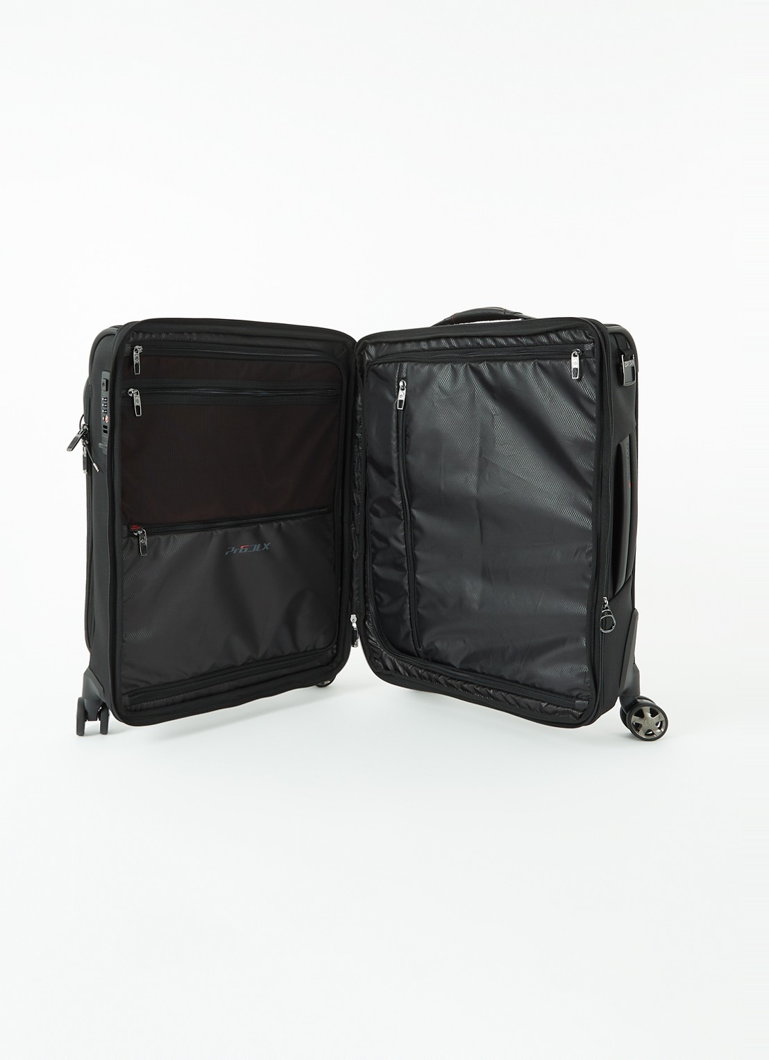 Samsonite Pro-DLX 6 vergrootbare spinner 55 cm - detail 2 zwart