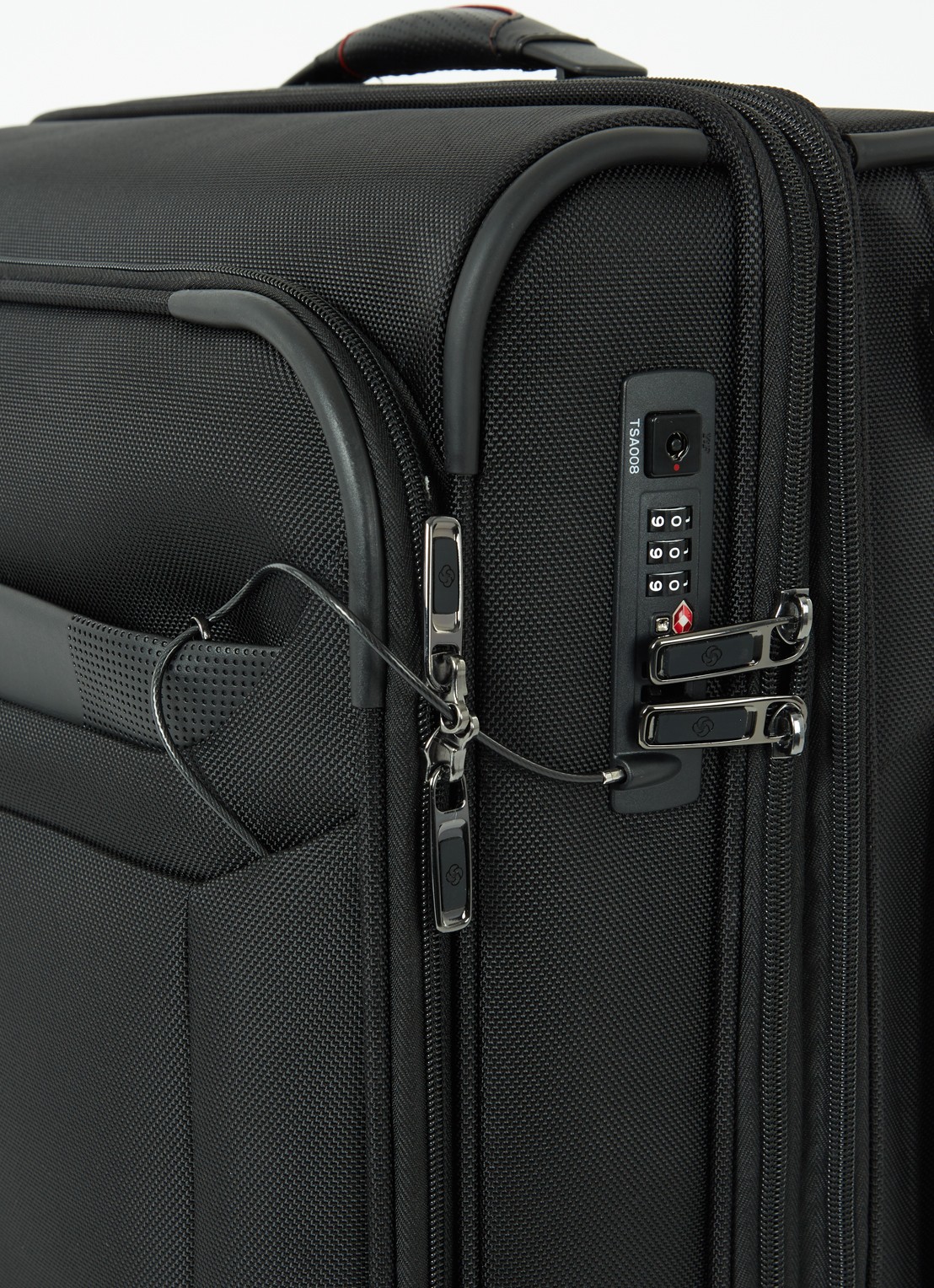 Samsonite Pro-DLX 6 vergrootbare spinner 55 cm - detail 3 zwart
