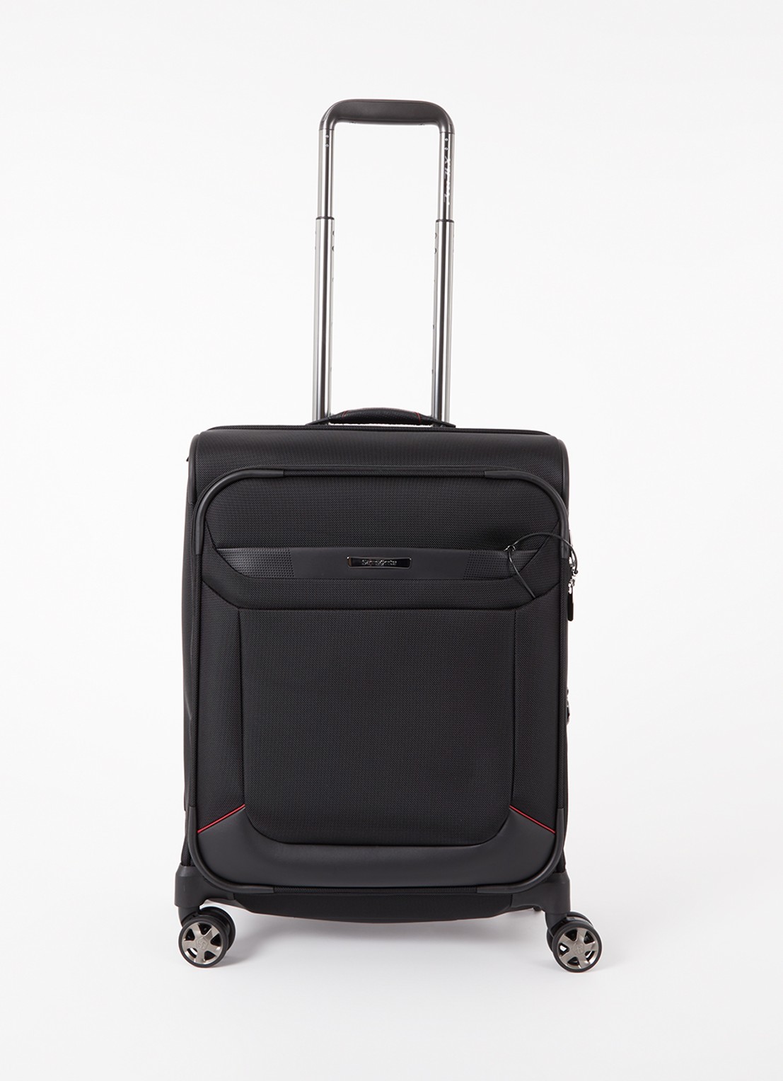 Samsonite Pro-DLX 6 vergrootbare spinner 55 cm - voorkant 4 zwart