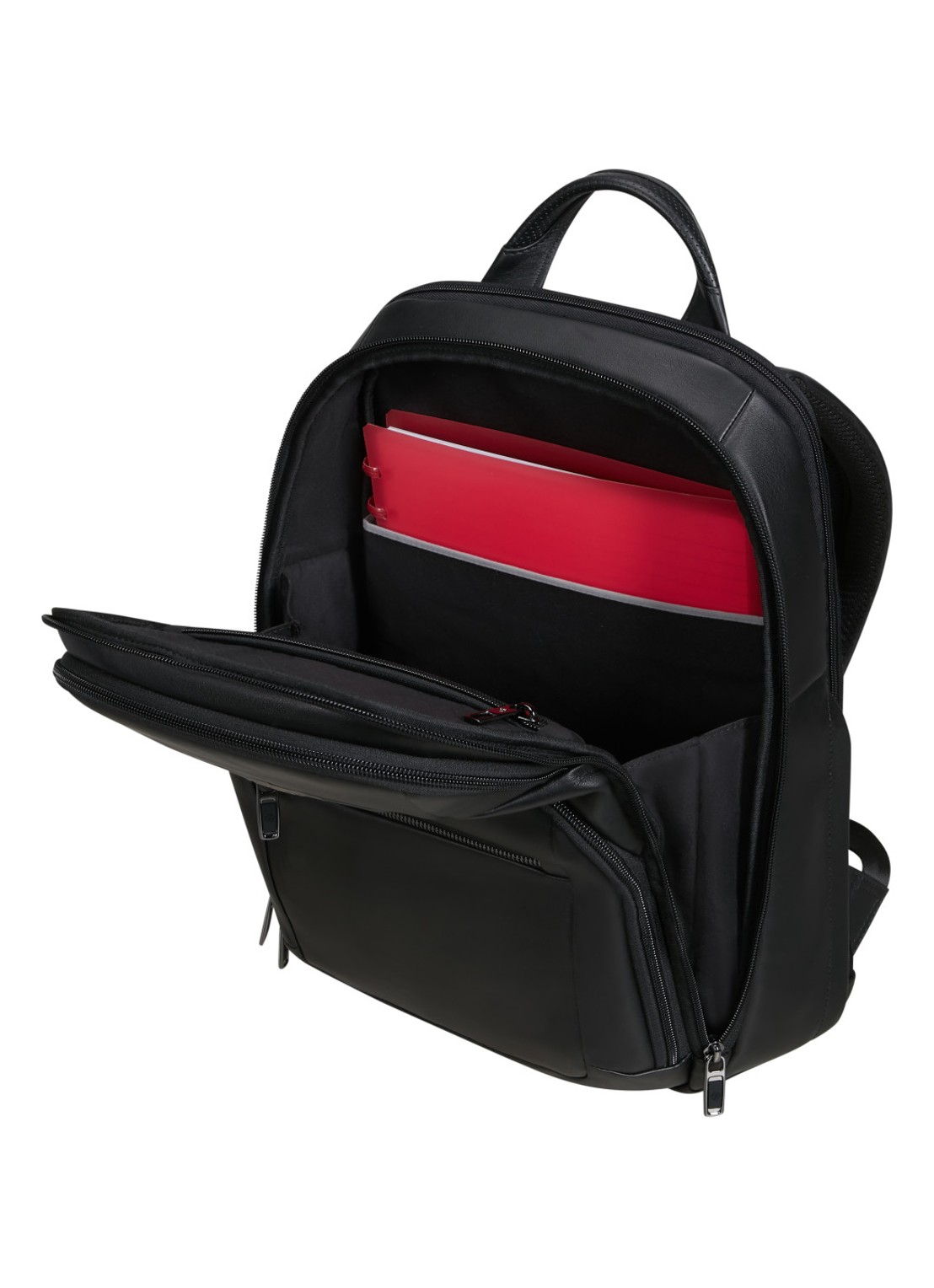 Samsonite PRO-DLX rugzak met 14,1 inch laptopvak - detail zwart