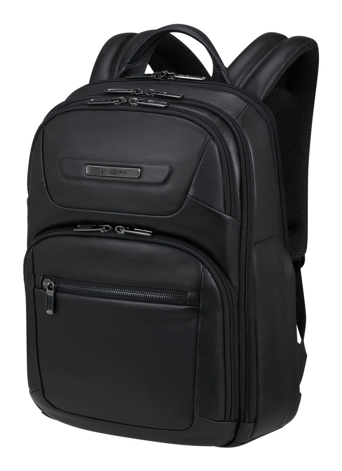 Samsonite PRO-DLX rugzak met 14,1 inch laptopvak - voorkant 4 zwart