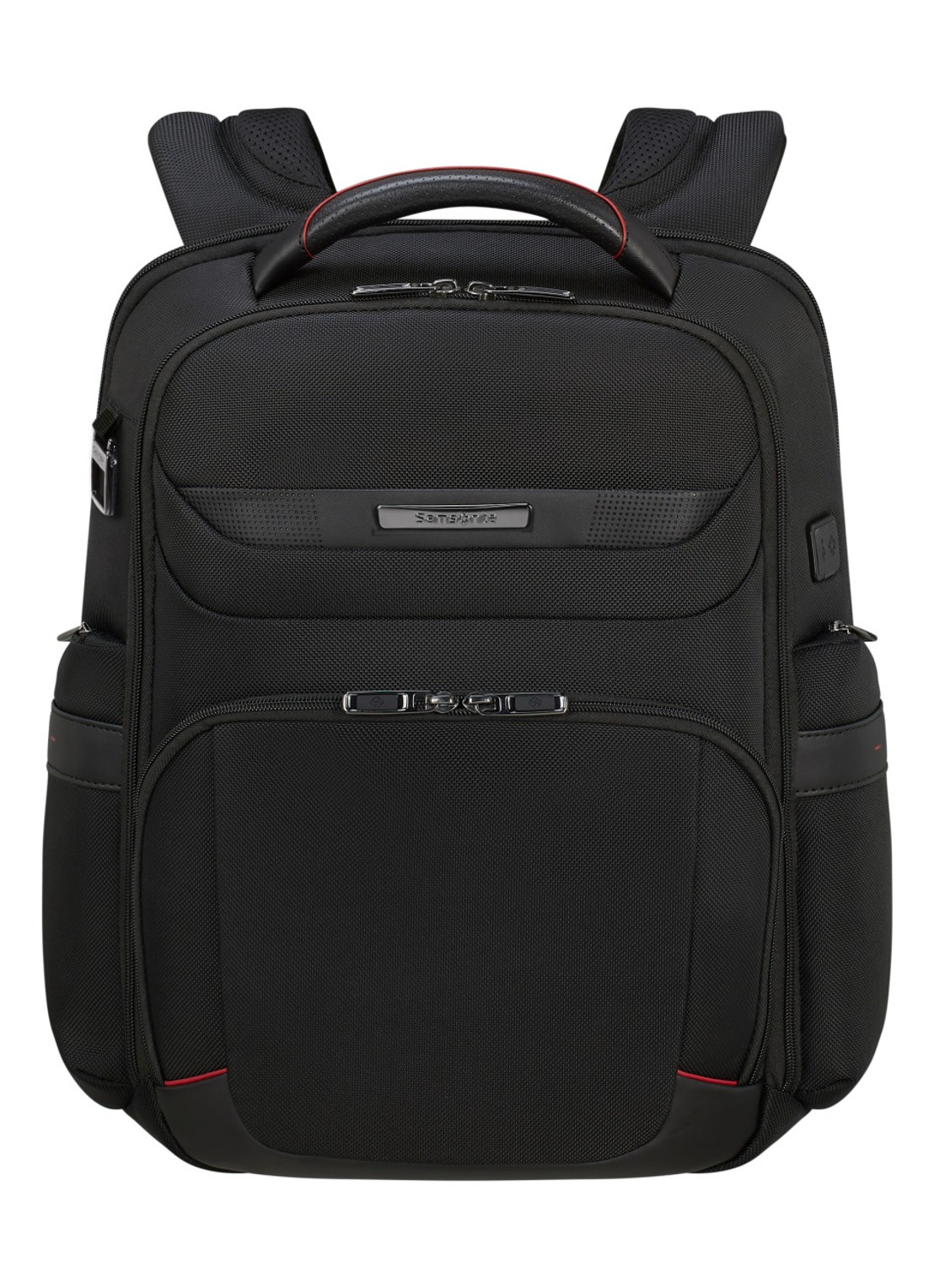 Samsonite Pro-DLX rugzak met 15,6 inch laptopvak - voorkant zwart