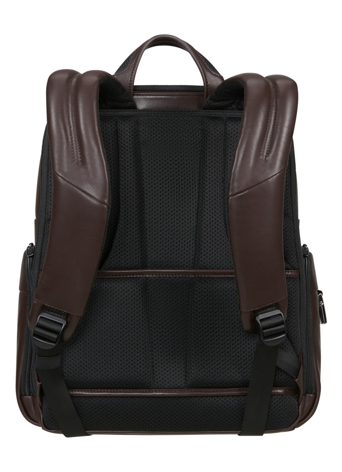 Samsonite PRO-DLX rugzak met 15,6 inch laptopvak - achterkant donkerbruin