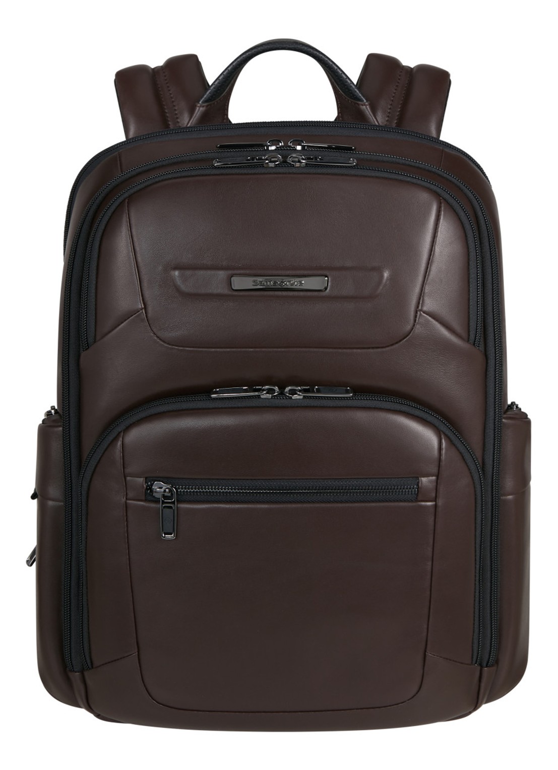 Samsonite PRO-DLX rugzak met 15,6 inch laptopvak - voorkant 2 donkerbruin