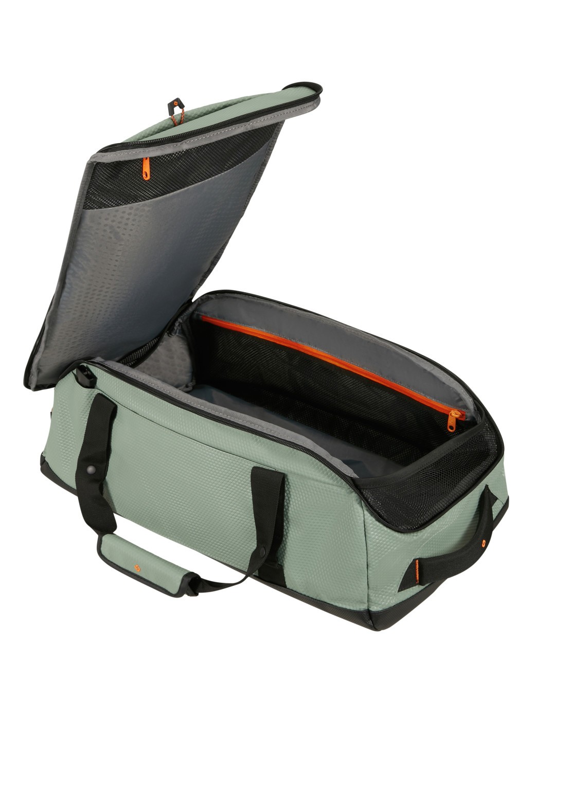 Samsonite PRODIVER DUFFLE S COFFEE BEAN - achterkant 3 lichtgroen