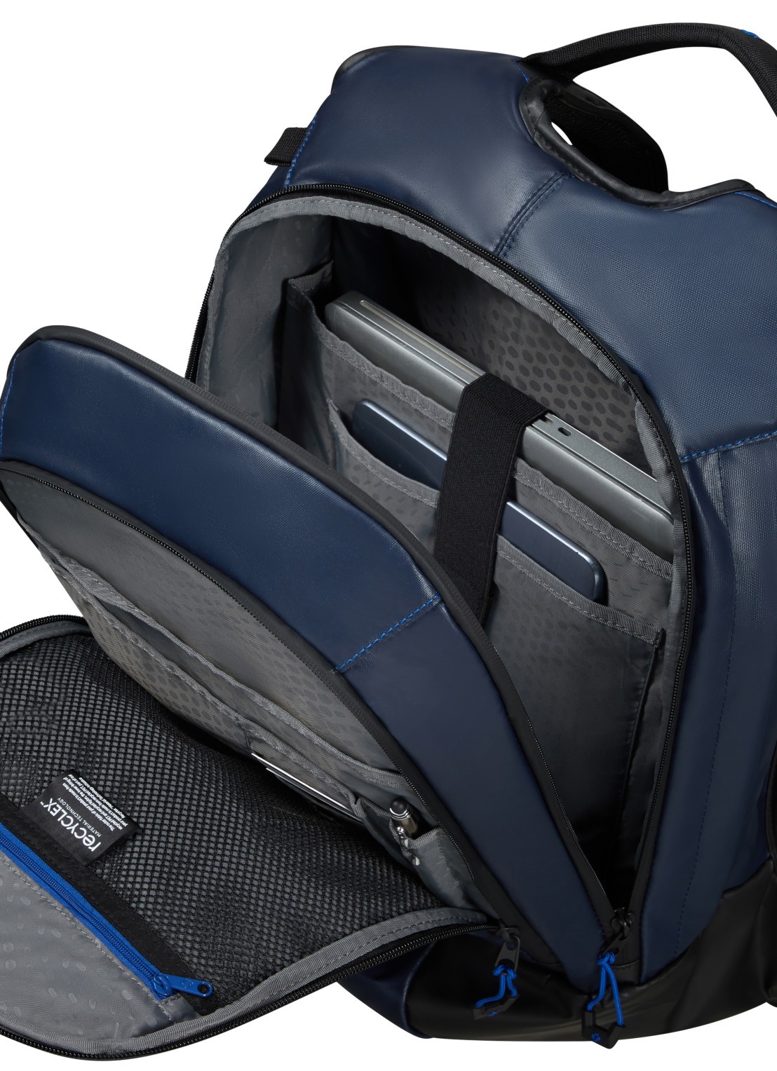 Samsonite Prodiver L rugzak met 17,3 inch laptopvak - detail blauw