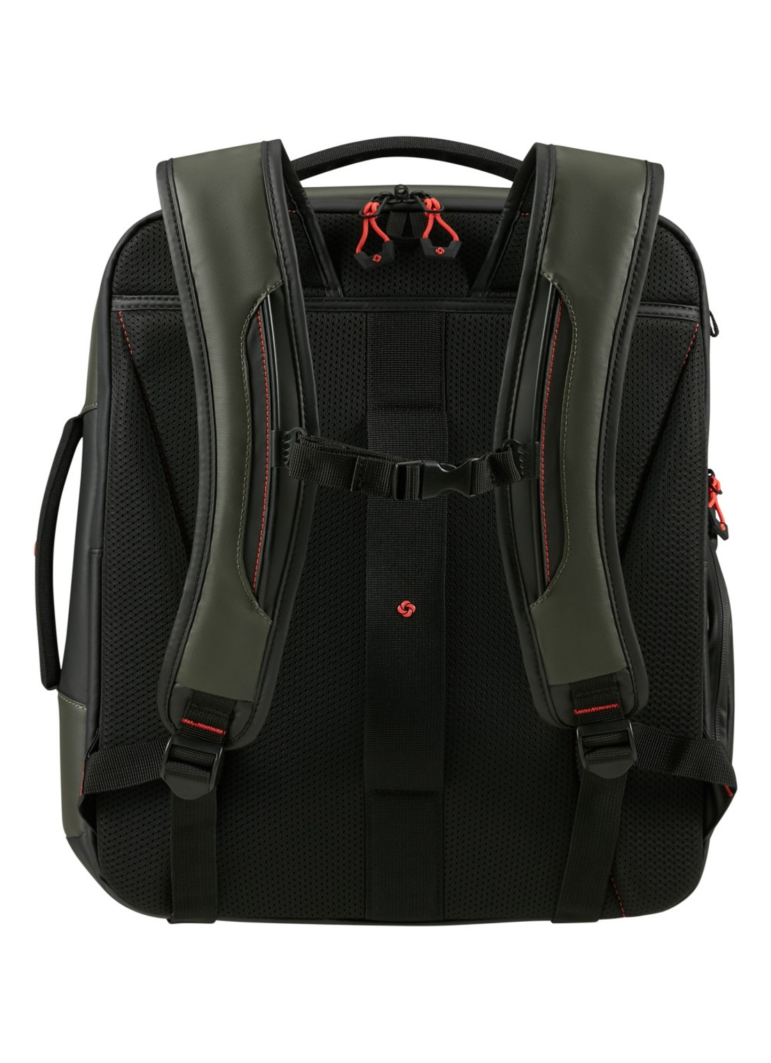 Samsonite Prodiver M rugzak met 15,6 inch laptopvak - achterkant donkergroen