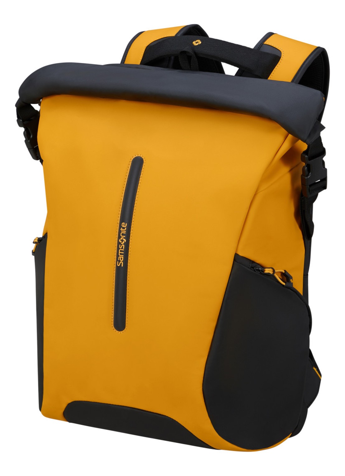 Samsonite Prodiver Rolltop rugzak L met 17 inch laptopvak - detail geel