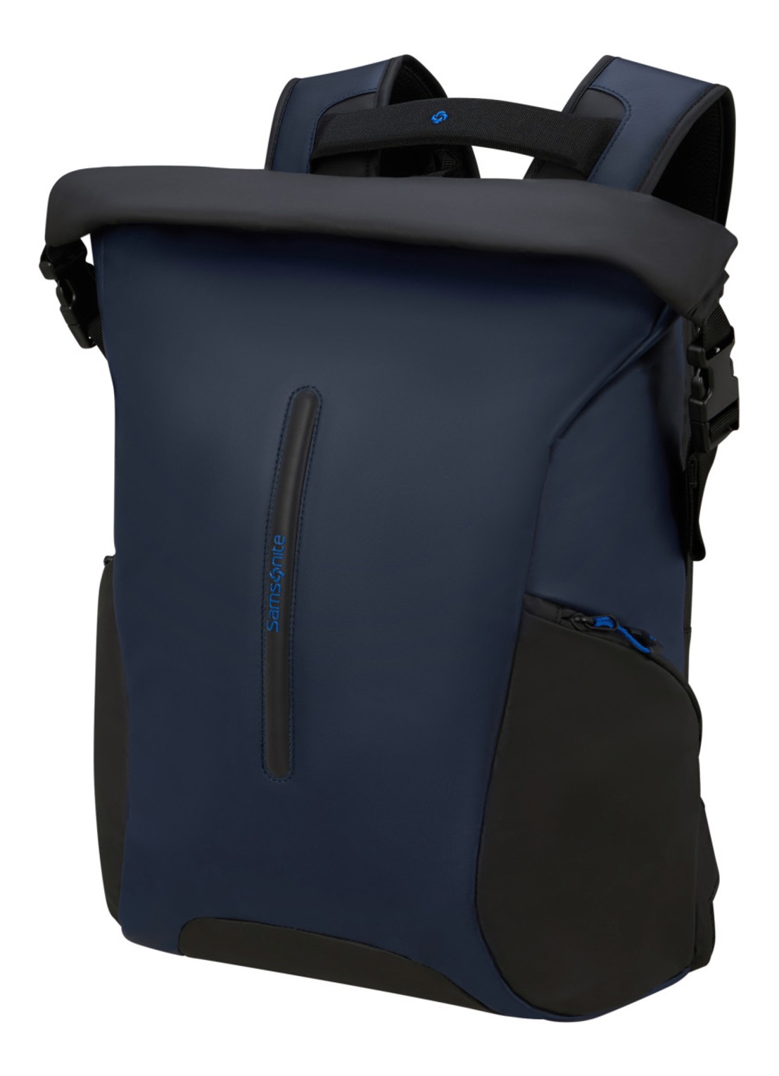 Samsonite Prodiver Rolltop rugzak L met 17 inch laptopvak - detail donkerblauw