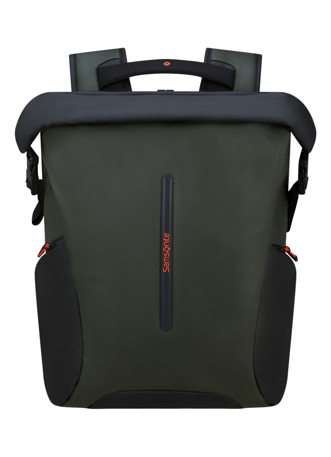 Samsonite Prodiver Rolltop rugzak L met 17 inch laptopvak - voorkant 2 legergroen
