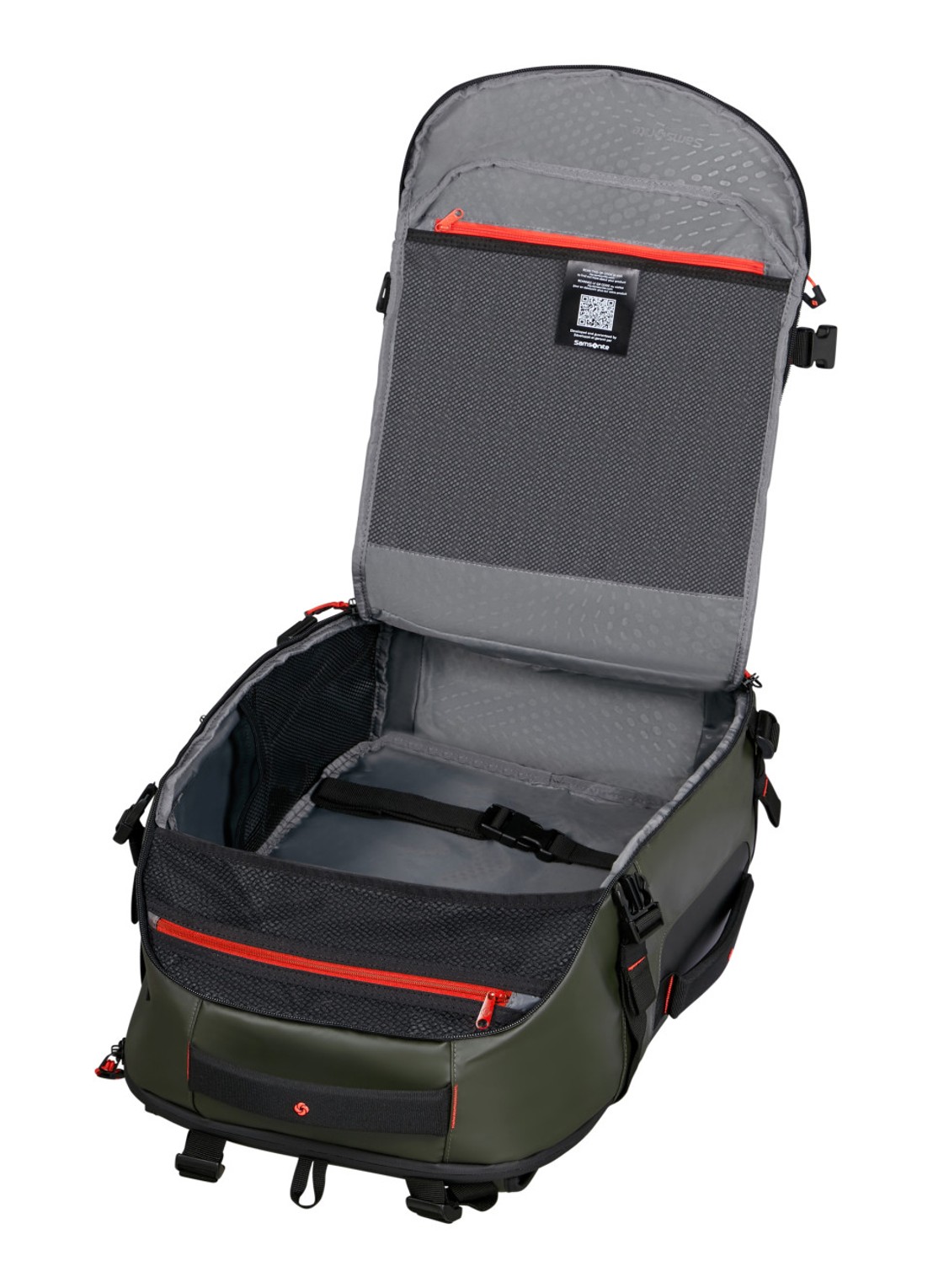 Samsonite Prodiver rugzak - detail groen