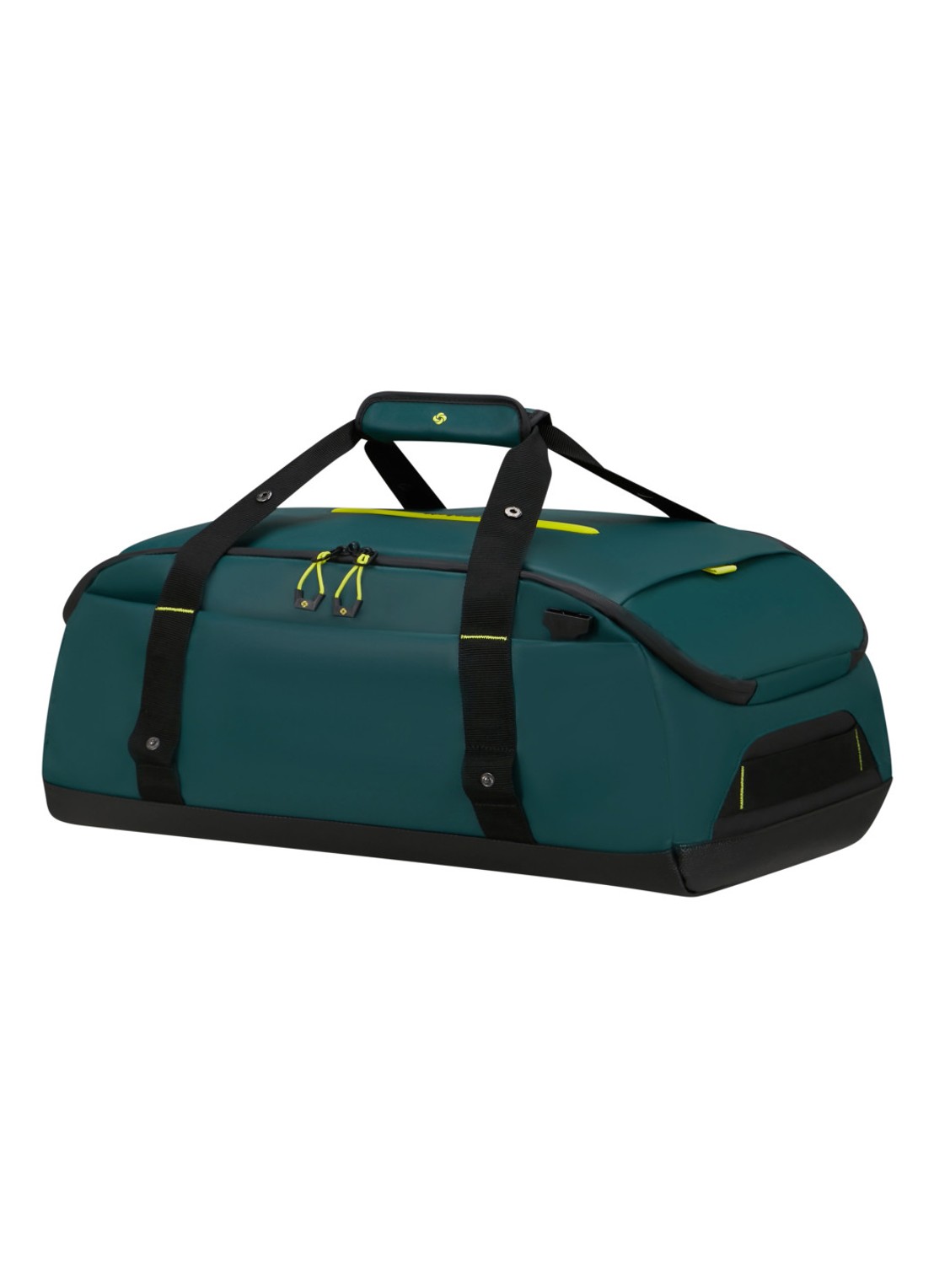 Samsonite Prodiver S weekendtas met afneembare schouderriem - voorkant 3 dark teal / lime