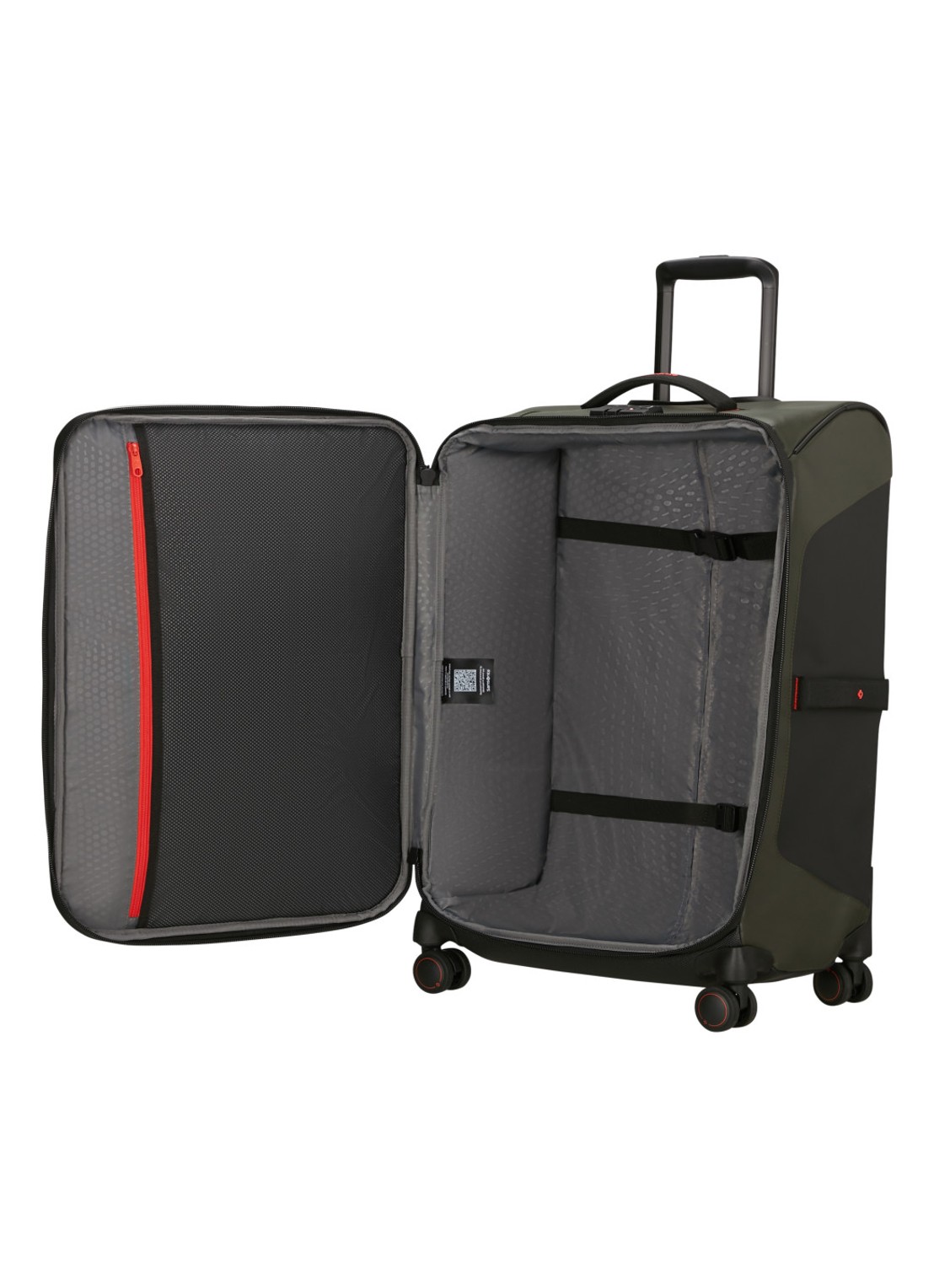 Samsonite Prodiver spinner 68 cm - detail donkergroen