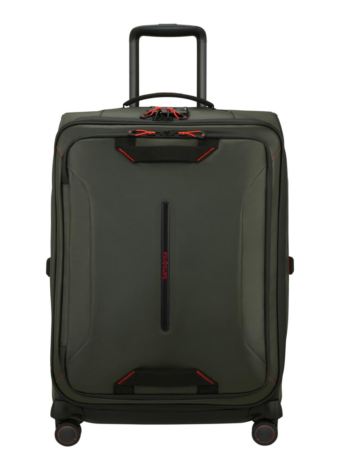 Samsonite Prodiver spinner 68 cm - voorkant 2 donkergroen