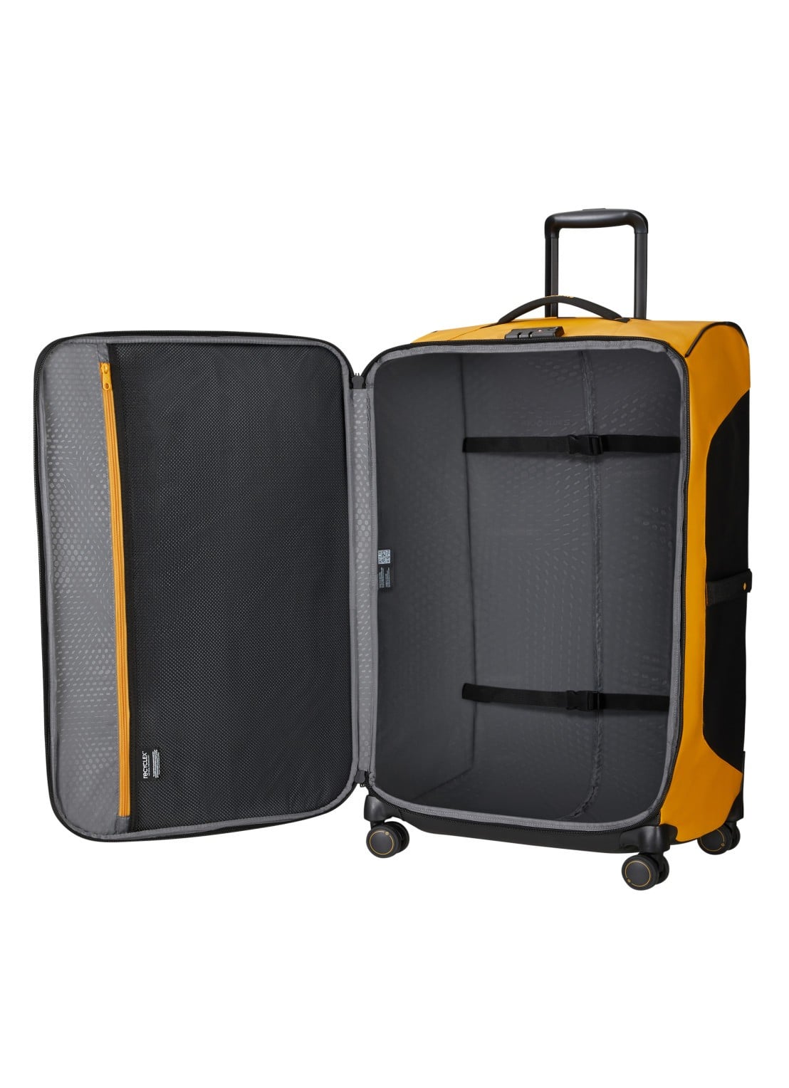 Samsonite Prodiver spinner 79 cm - detail geel