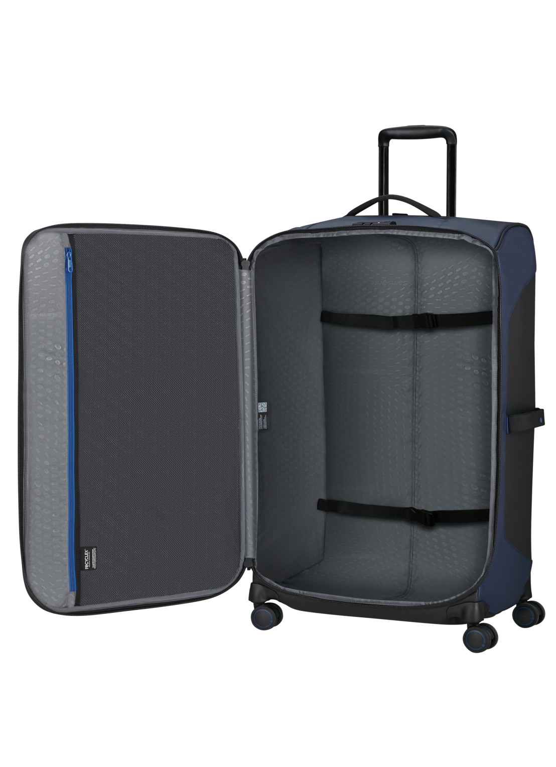 Samsonite Prodiver spinner 79 cm - detail donkerblauw