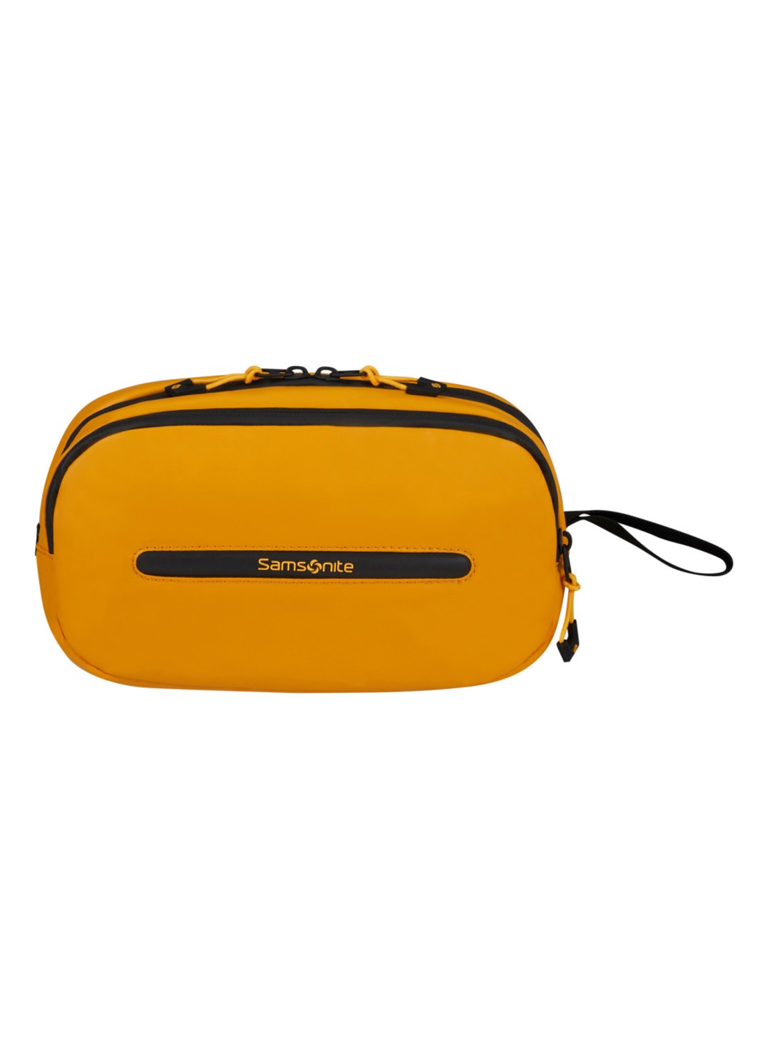 Samsonite Prodiver toilettas met logo - voorkant 2 okergeel