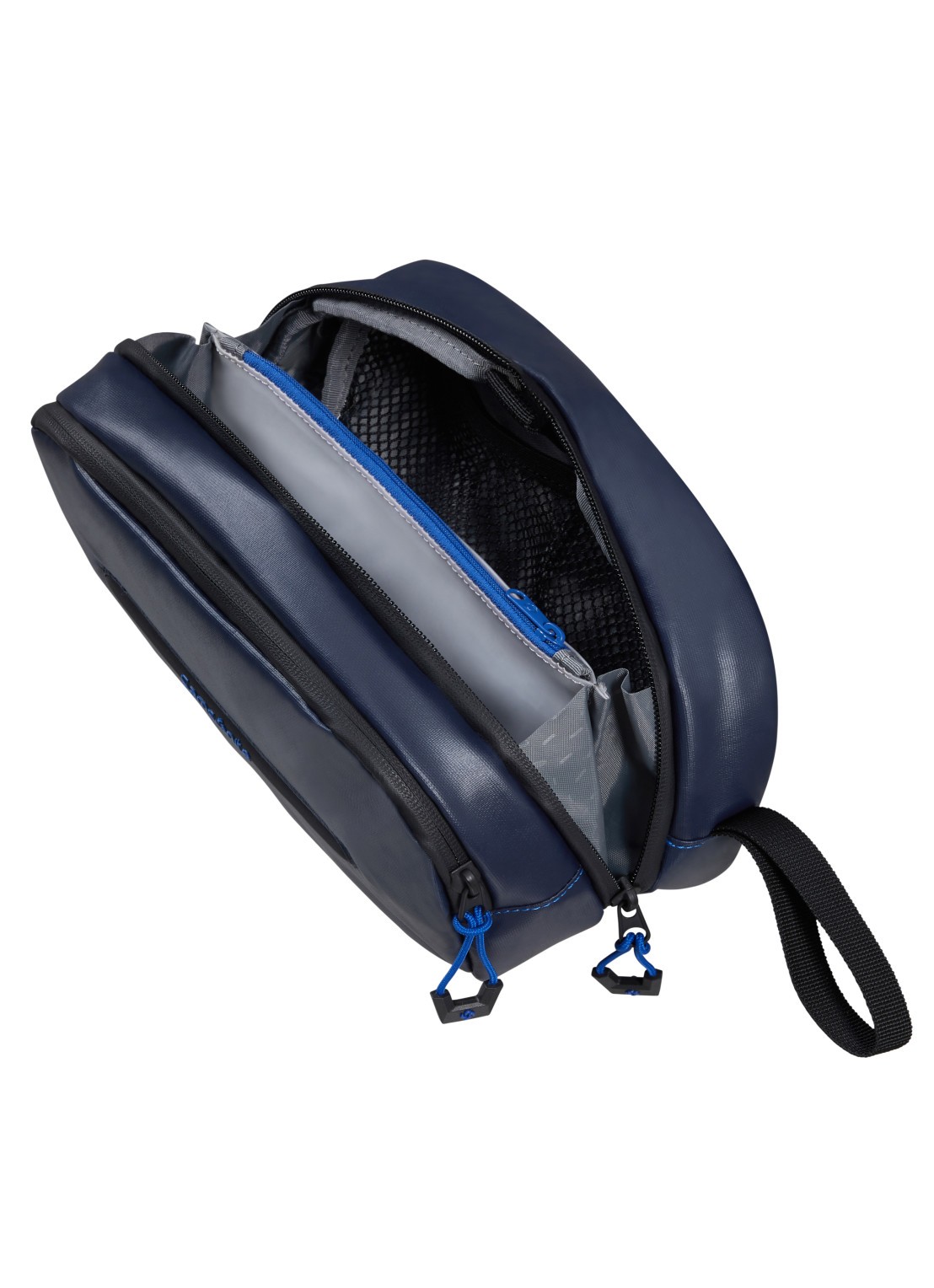 Samsonite Prodiver toilettas met logo - detail donkerblauw