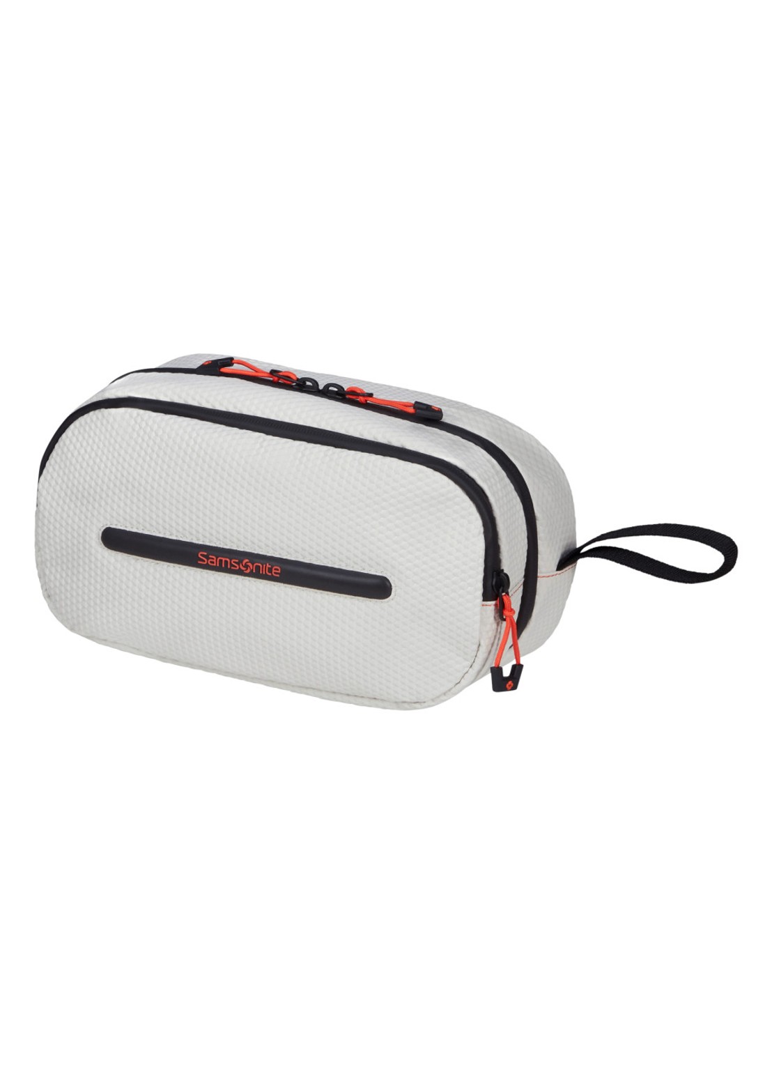 Samsonite Prodiver toilettas met logo - voorkant 4 cloud white / gebroken wit