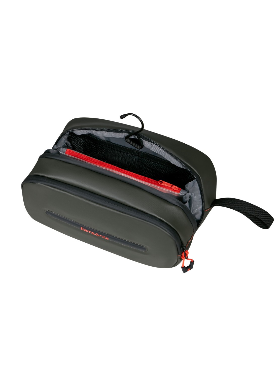 Samsonite Prodiver toilettas met logo - achterkant 3 climbing ivy / bronsgroen
