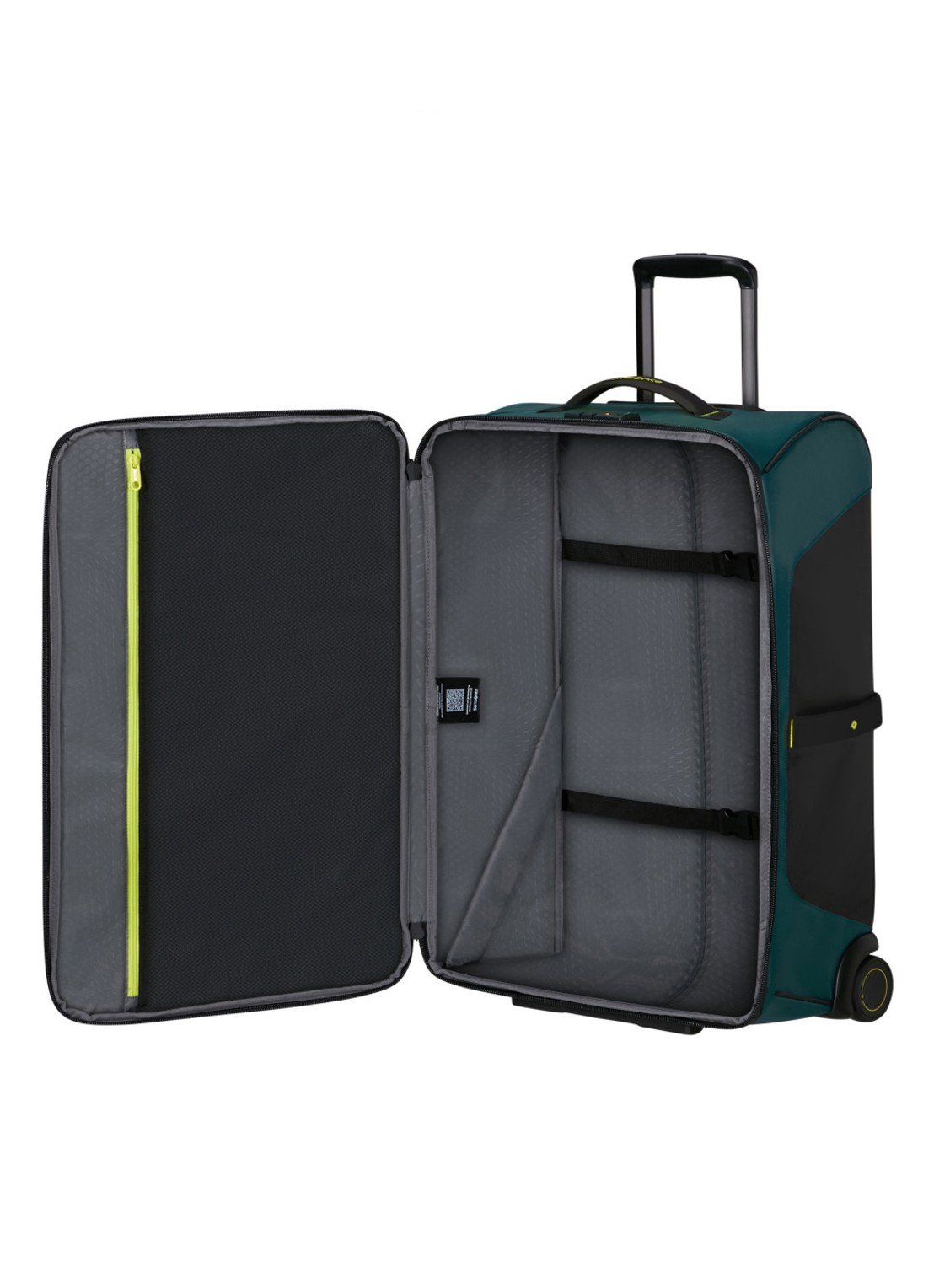 Samsonite Prodiver trolley 67 cm - voorkant 4 dark teal / lime