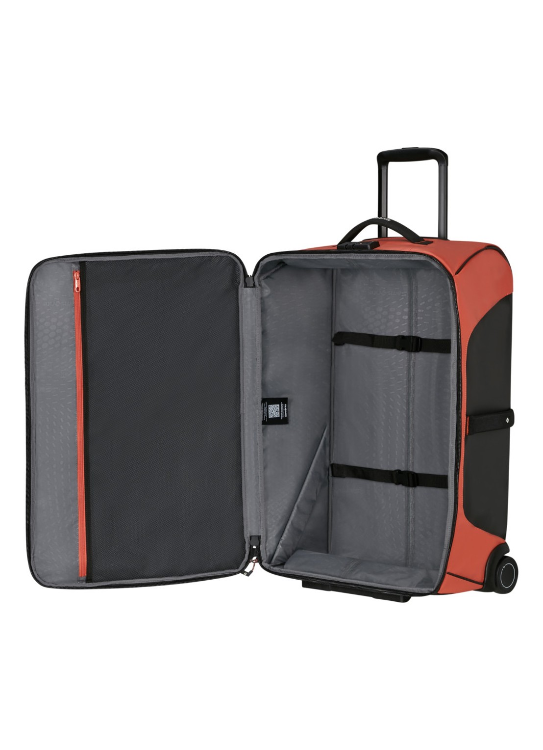 Samsonite Prodiver trolley 67 cm - achterkant oranjerood
