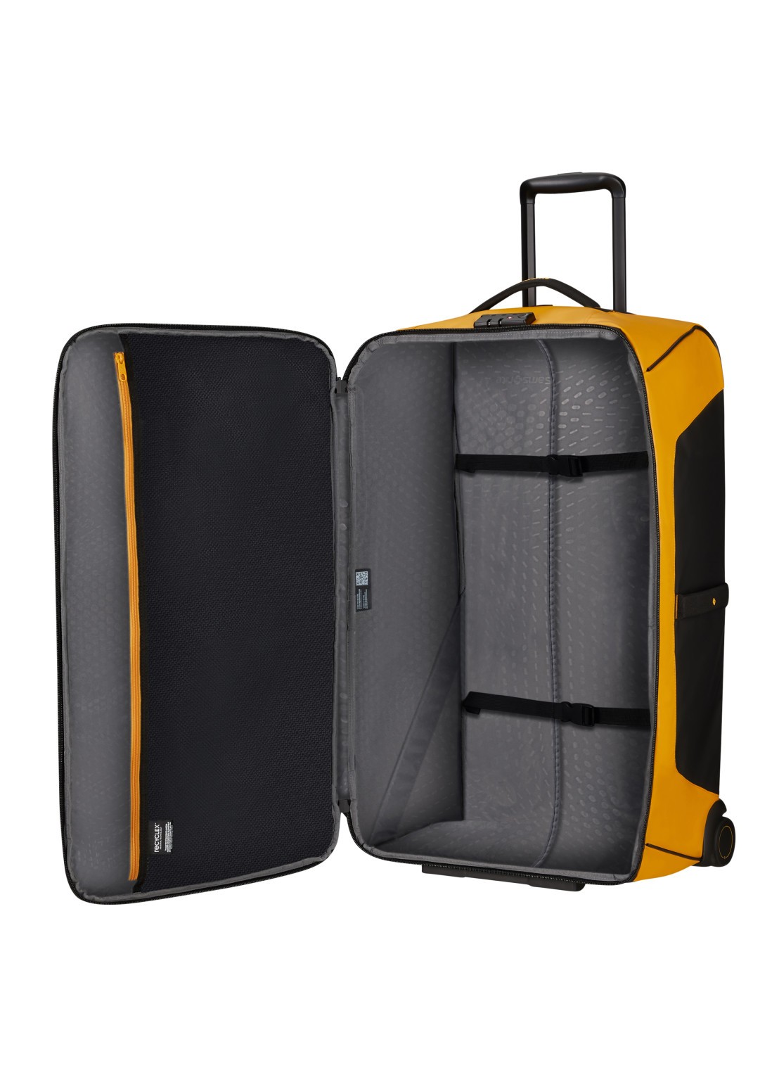 Samsonite Prodiver trolley 79 cm - detail geel
