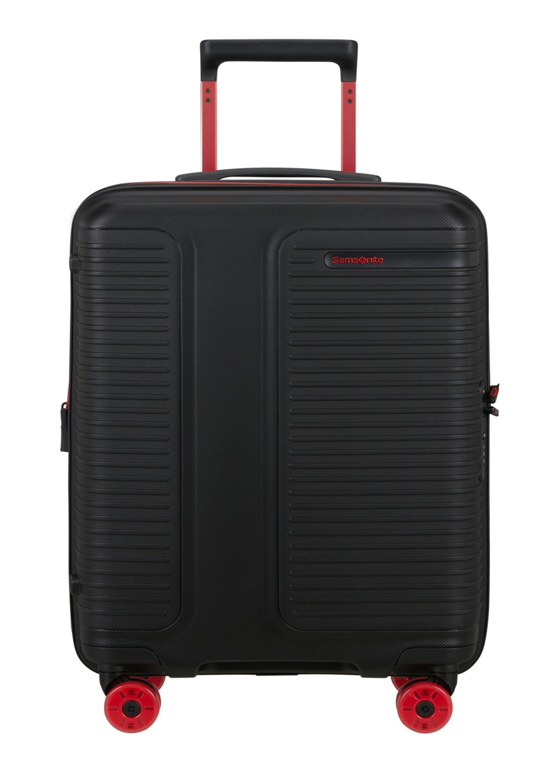Samsonite Prodiver vergrootbare spinner 55 cm - voorkant 3 zwart
