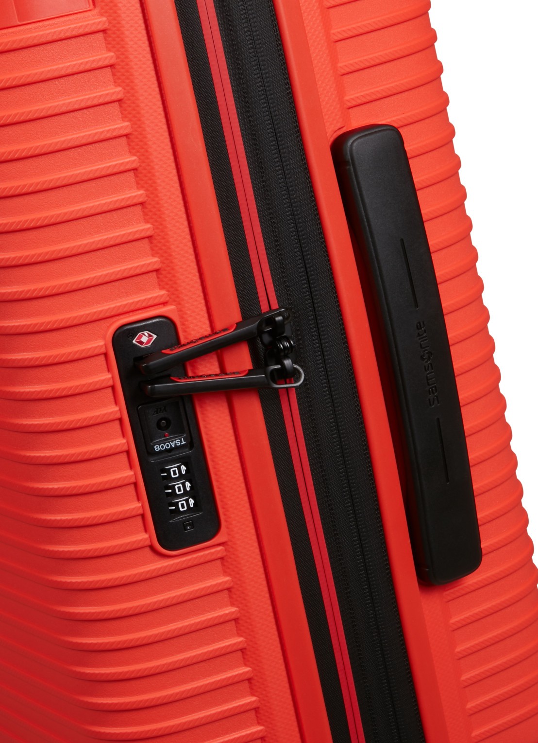 Samsonite Prodiver vergrootbare spinner 55 cm - detail 2 oranjerood