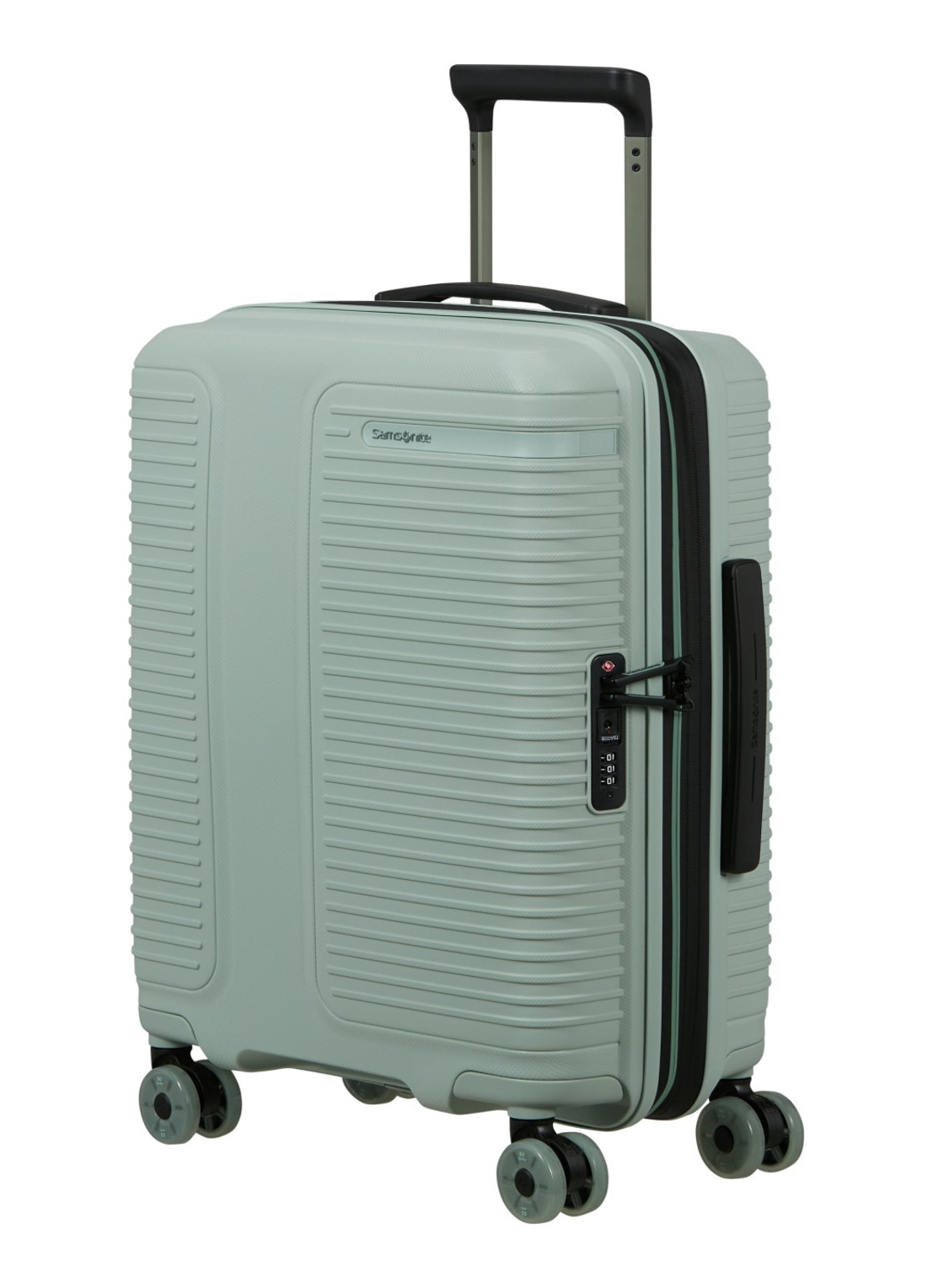 Samsonite Prodiver vergrootbare spinner 55 cm - voorkant 4 lindegroen