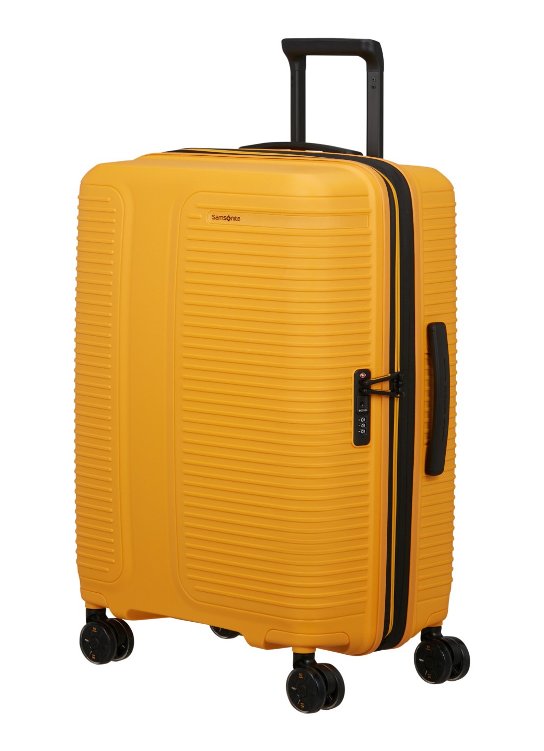 Samsonite Prodiver vergrootbare spinner 69 cm - achterkant geel