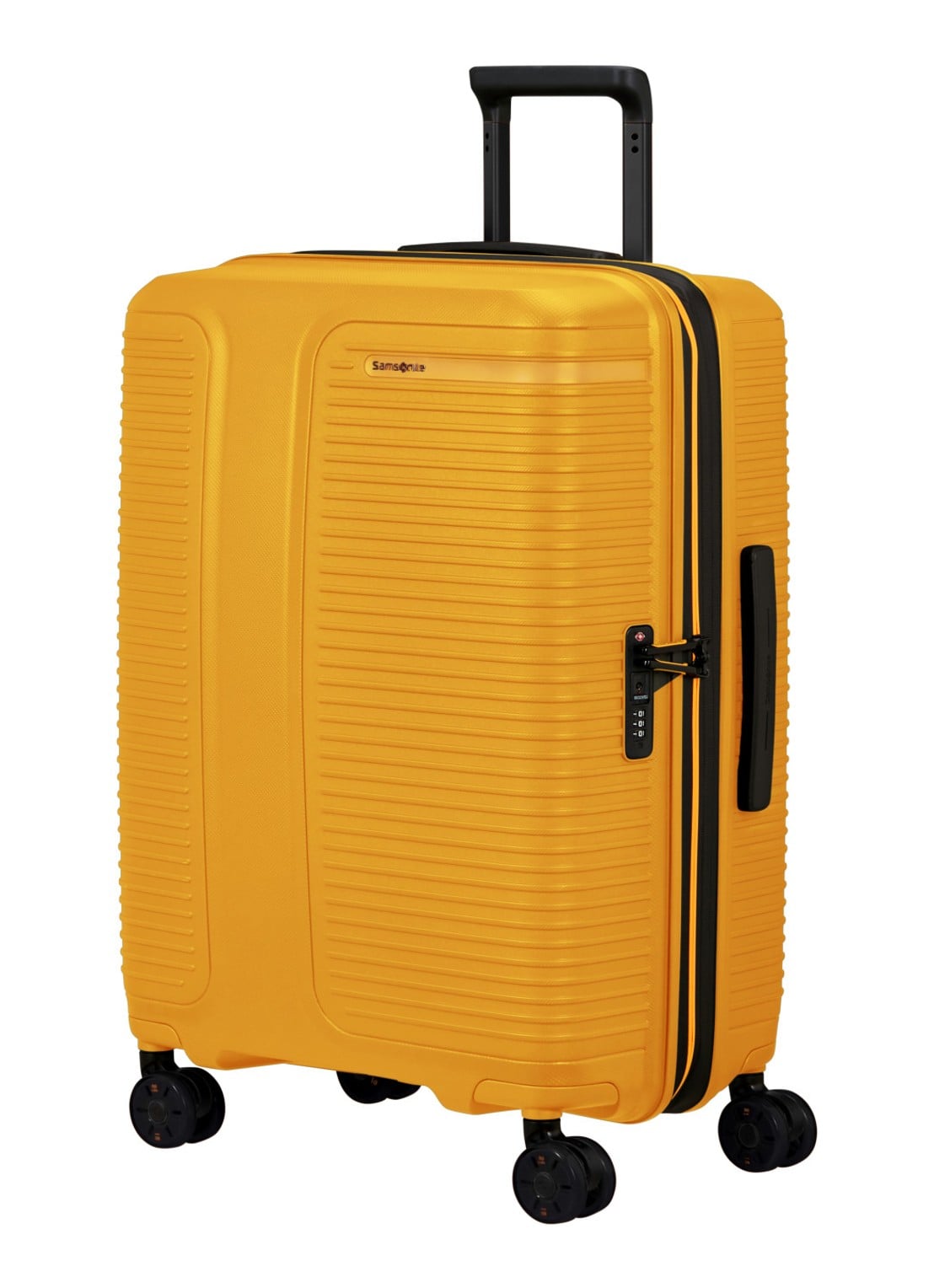 Samsonite Prodiver vergrootbare spinner 69 cm - voorkant 5 geel