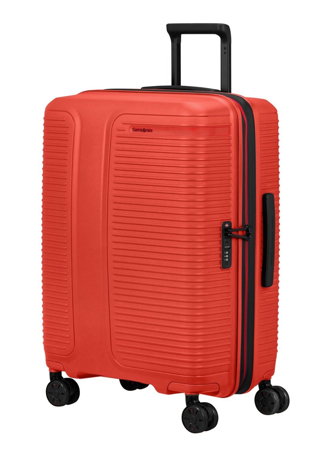 Samsonite Prodiver vergrootbare spinner 69 cm - voorkant 2 oranjerood