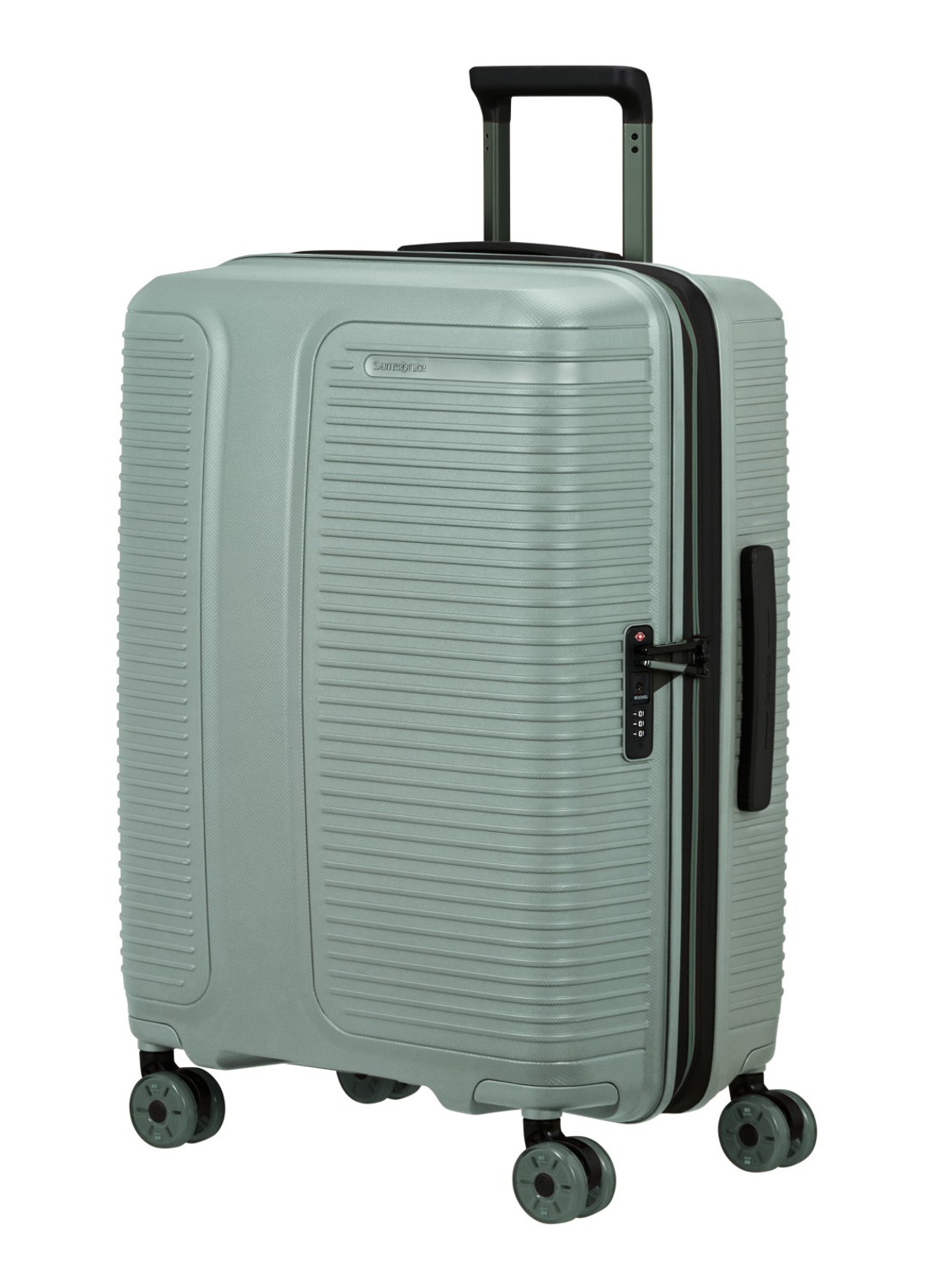 Samsonite Prodiver vergrootbare spinner 69 cm - voorkant 2 lindegroen