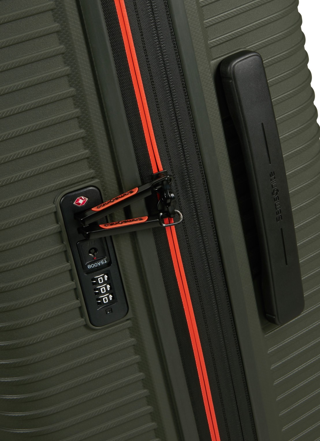 Samsonite Prodiver vergrootbare spinner 69 cm - detail 2 mosgroen