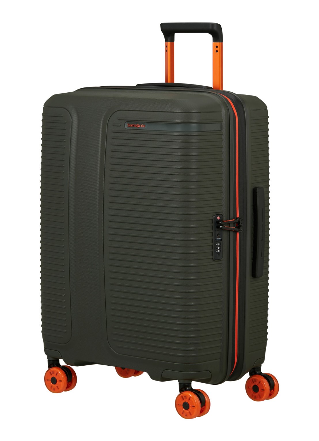 Samsonite Prodiver vergrootbare spinner 69 cm - voorkant 4 mosgroen