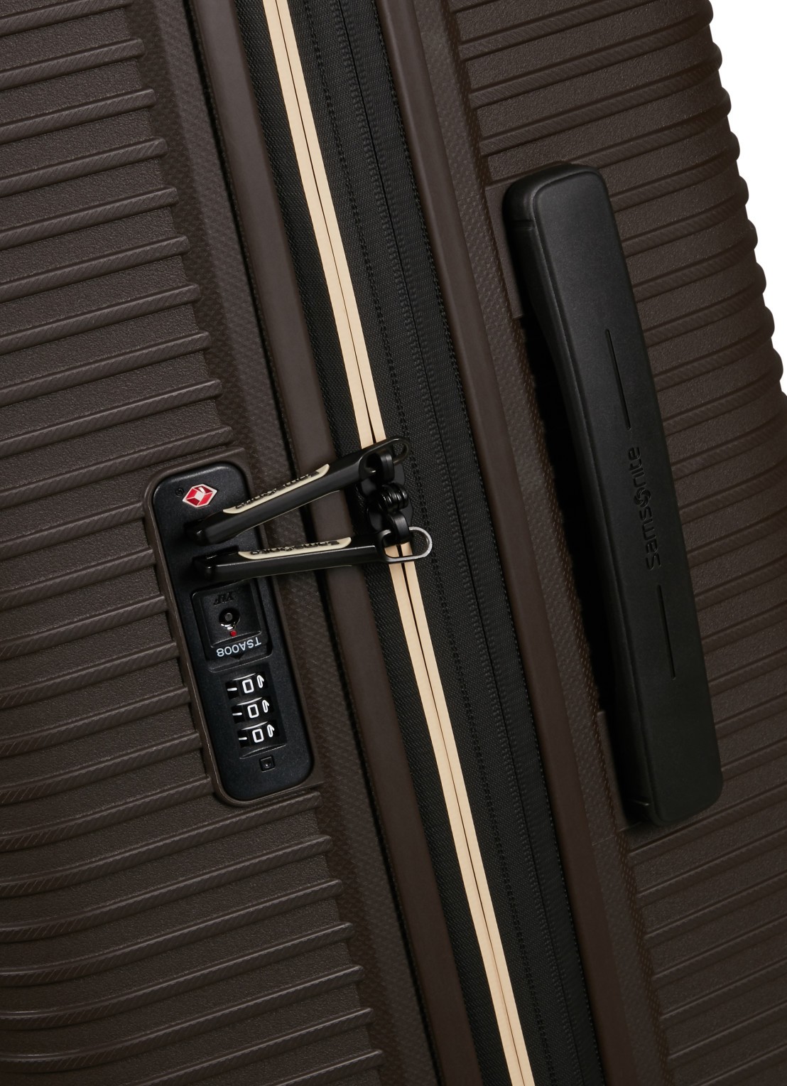 Samsonite Prodiver vergrootbare spinner 69 cm - achterkant donkerbruin